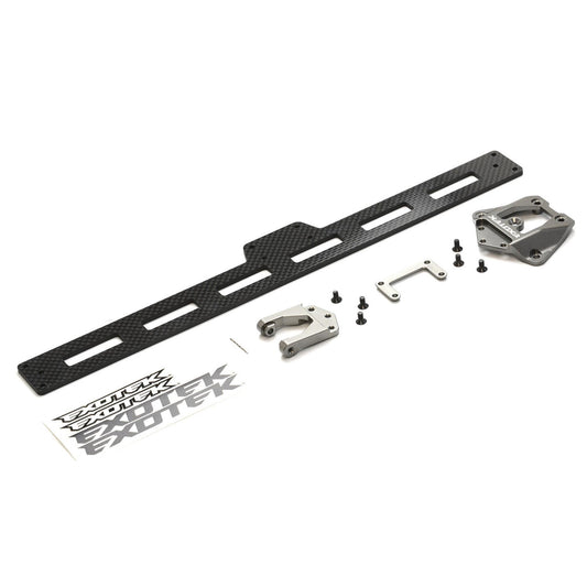 Lasernut Heavy Duty Top Plate Set, 7075 Alloy Carbon Fiber