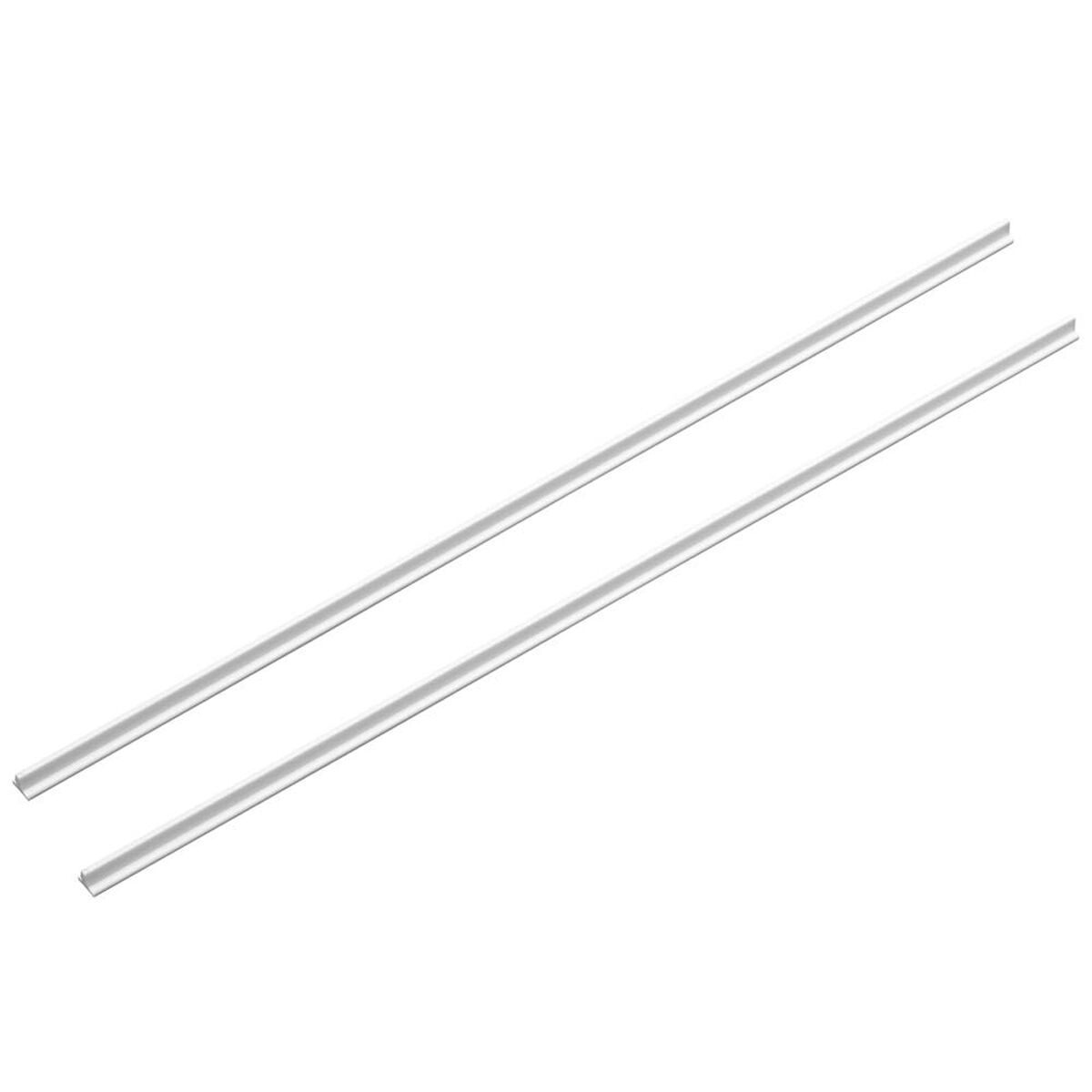 .321 T Channel White Styrene 14" 2Pk