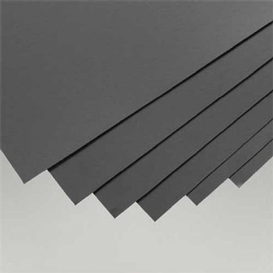 Black Styrene Sheets, .02x8x21" (6)