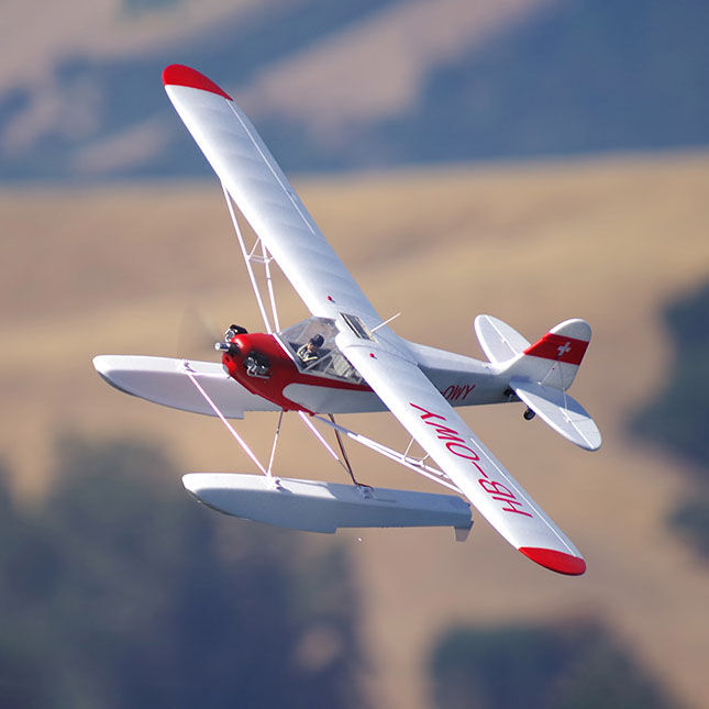 Piper J-3 Cub 1400mm PNP V4 with Floats and Reflex