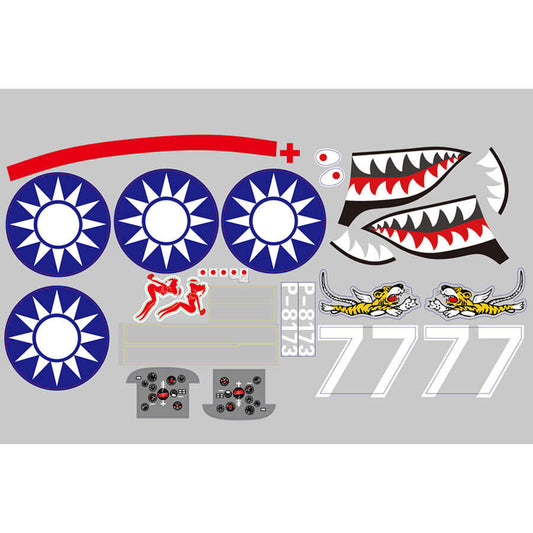 Decal Sheet: 980mm P-40