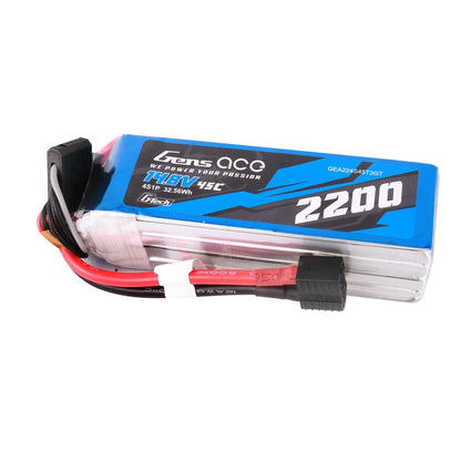 11.1V 1800mAh 3S 45C G-Tech Smart LiPo Battery: Deans