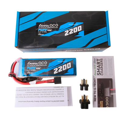 11.1V 1800mAh 3S 45C G-Tech Smart LiPo Battery: Deans