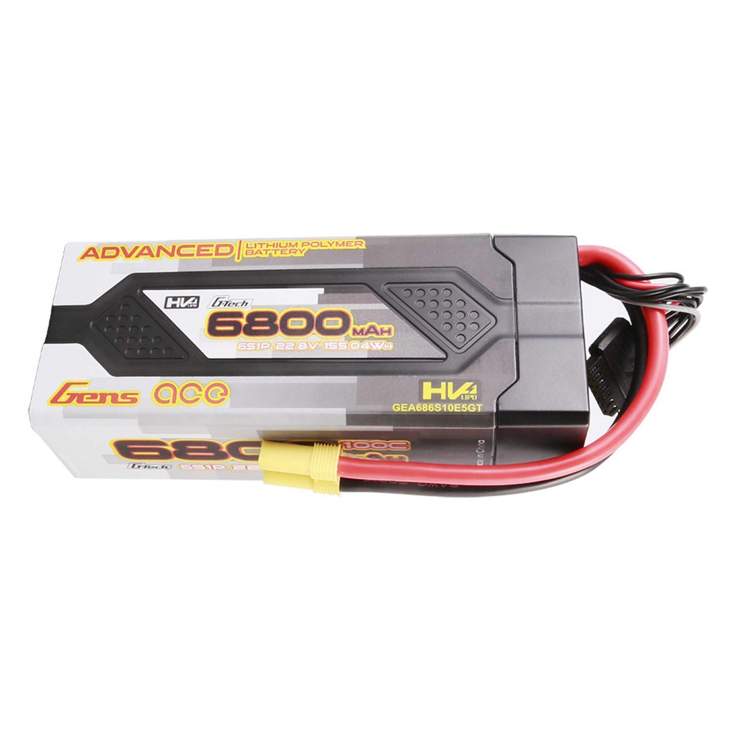 22.8V 6800mAh 6S 100C G-Tech Hardcase LiHV Battery: EC5