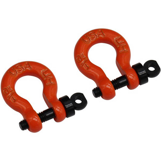 1/10 Scale Orange Tow Shackle D-Rings: Redcat Gen8