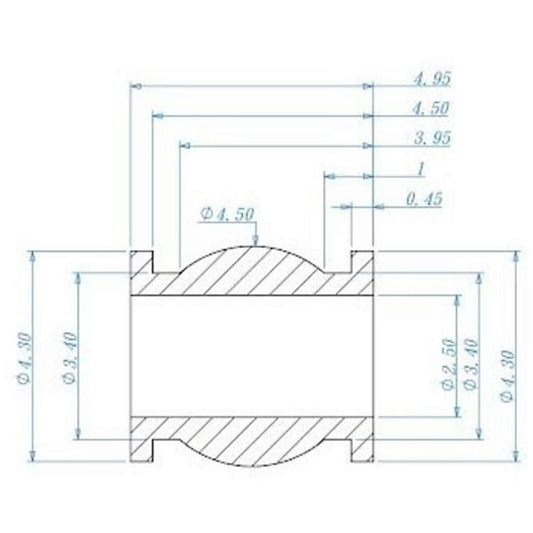 Tight Tolerance Pivot Ball 2.5x4.5x5mm: Traxxas 1/16 & 1/18 Vehicles