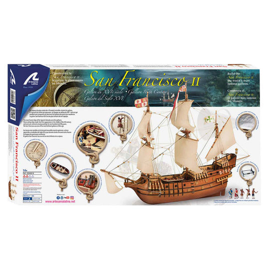 1/90 San Francisco II Wooden Model Ship Kit