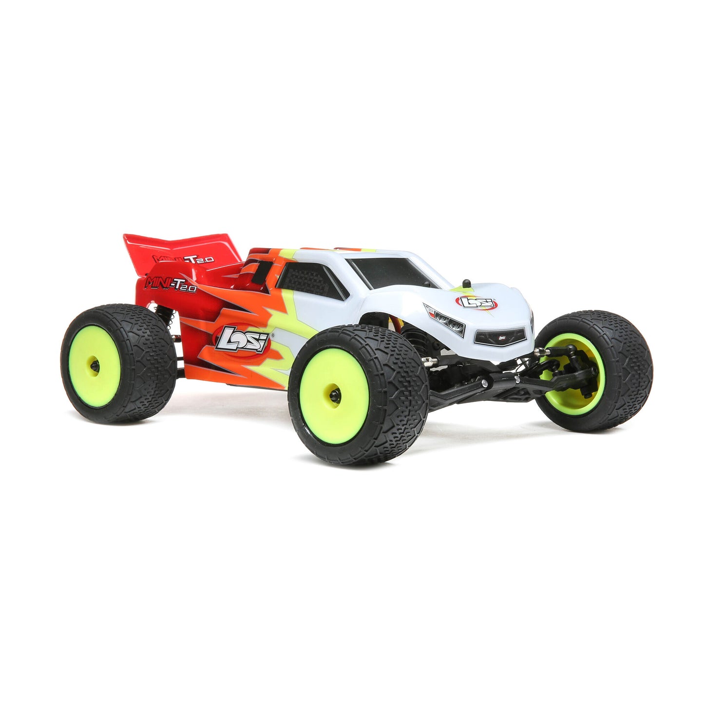 Losi Mini-T 2.0 RTR, Red/White: 1/18 2wd