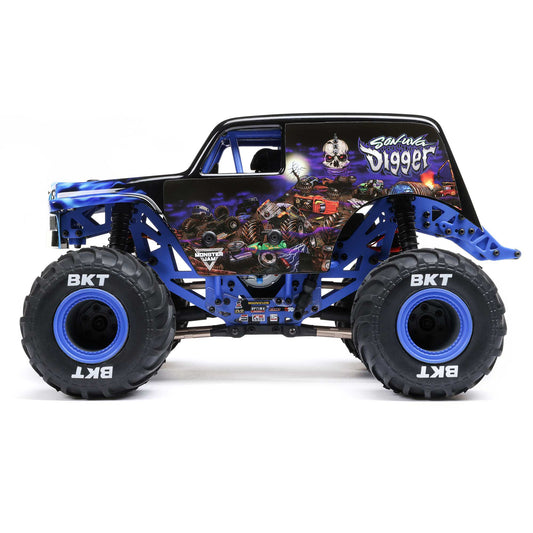 Losi 1/18 Mini LMT 4WD Son Uva Digger Monster Truck Brushed RTR