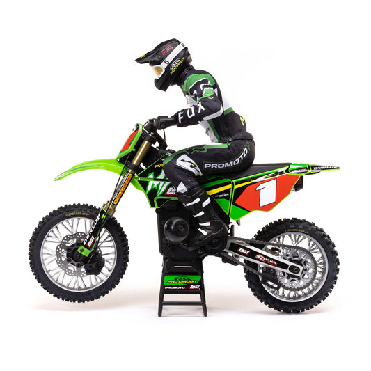 Losi Promoto-MX 1/4 Motorcycle RTR Combo, Pro Circuit