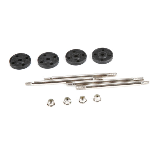 Front/Rear Shock Shaft & Piston Set: MTXL/DBXL-E/DBXL 2.0