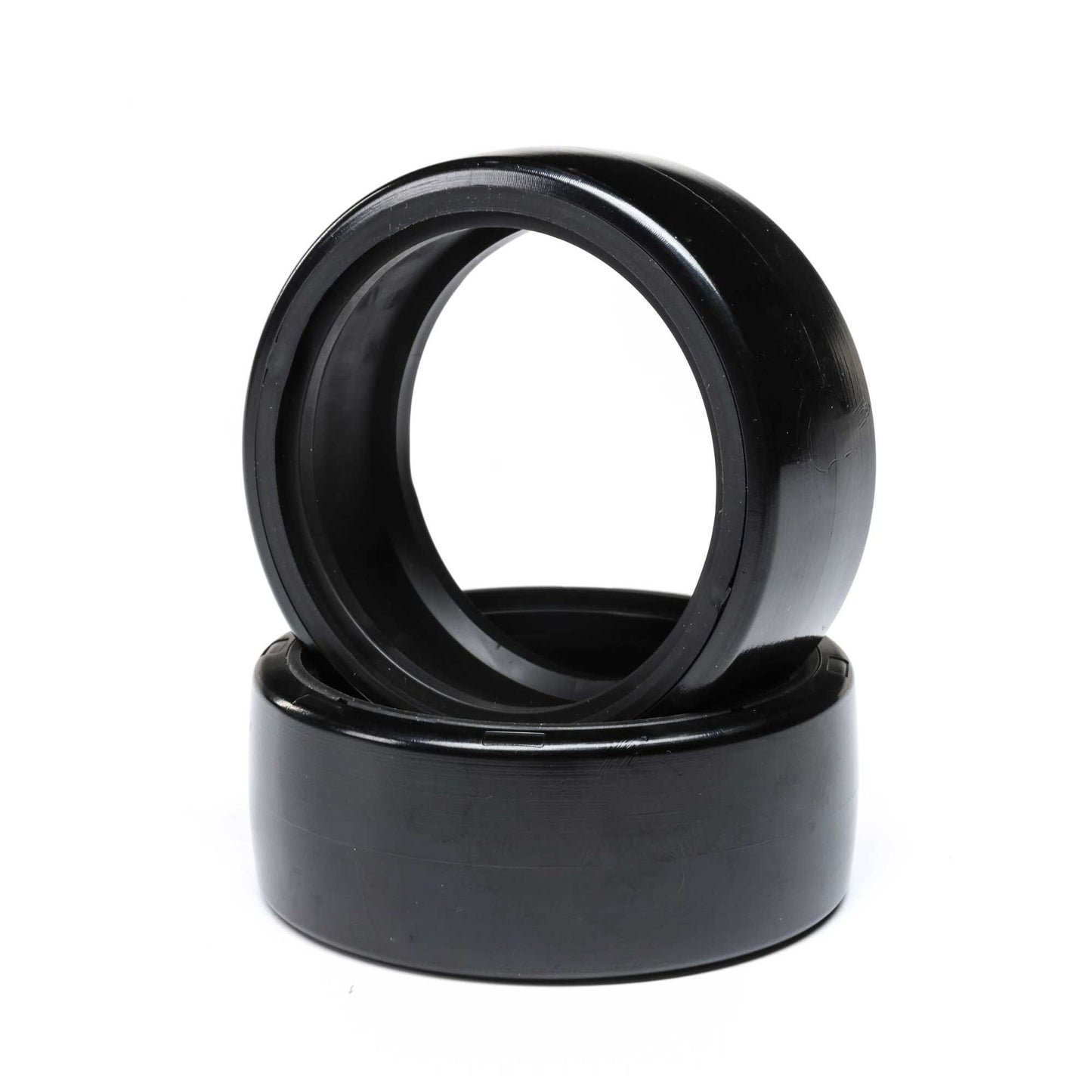 Front Drift Tire & Mounting Ring 54x26mm (2)