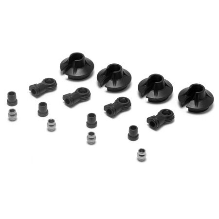 15mm Shock Ends, Cups, Bushing: 8B 2.0