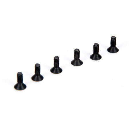 Flat Head Screws, 4-40 x 5/16" (6)