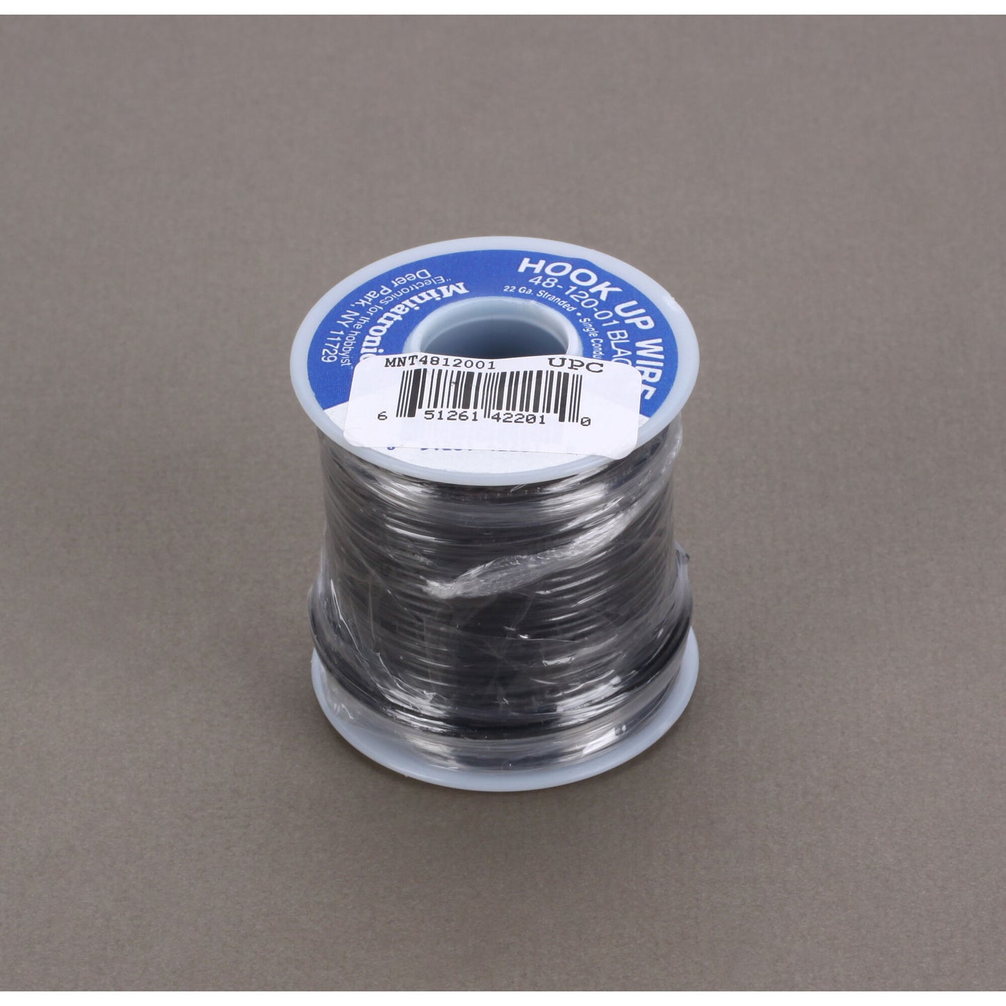 100' Stranded Wire 22 Gauge, Black