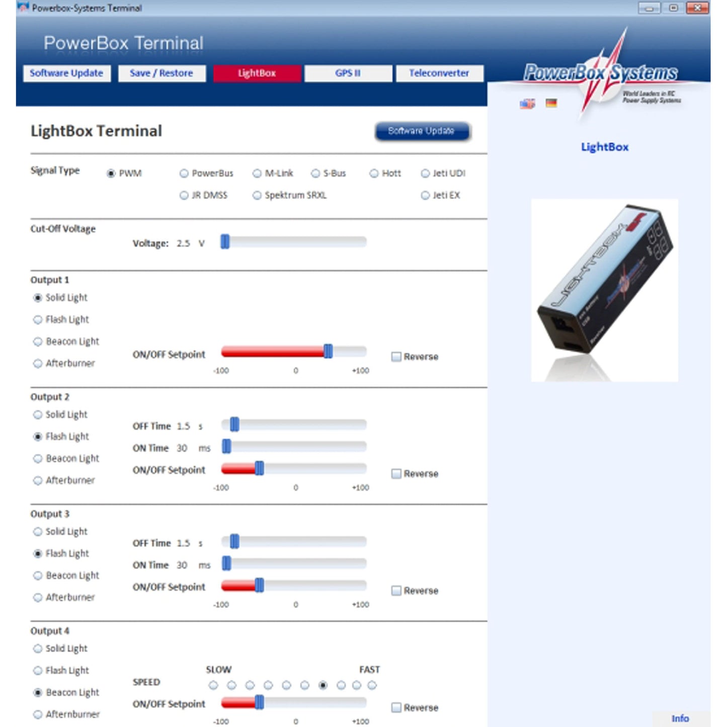 LightBox SR including Patchleads