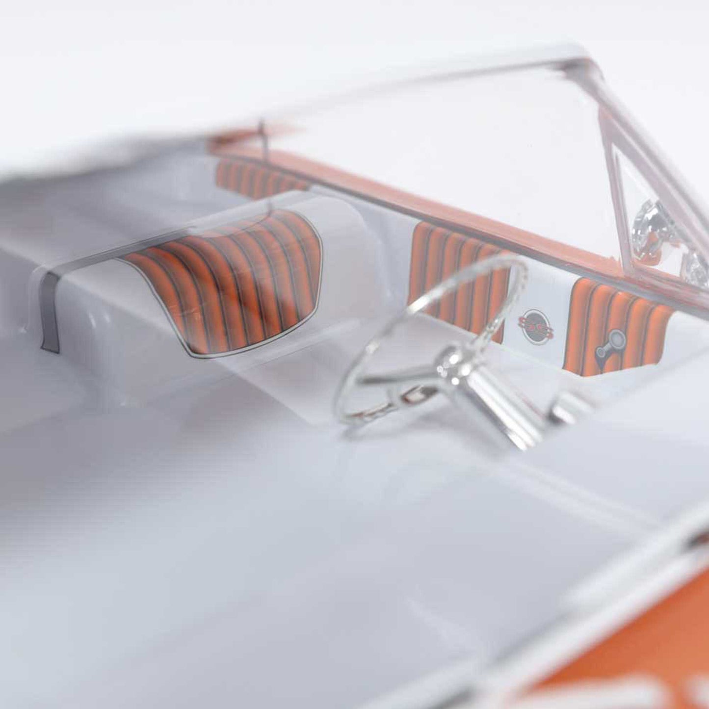 1/10 SixtyFour Chevrolet Impala Hopping Lowrider, Orange/White