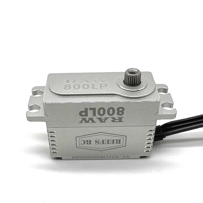 RAW 800LP Low Profile Digital Metal Gear Waterproof Programmable Servo, Silver