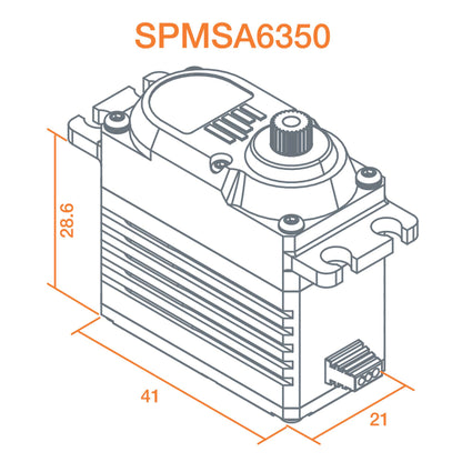 A6350 Ultra Torque / High Speed Brushless HV Servo