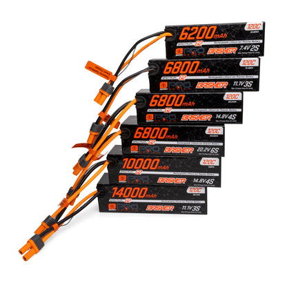 14000mAh 3S 11.1V Smart Pro Basher LiPo 120C IC5