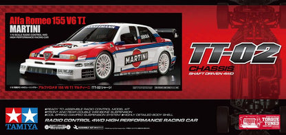 1/10 Alfa Romeo 155 V6 TI Martini TT-02