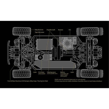 1/10 R/C XM-01 PRO Chassis Kit