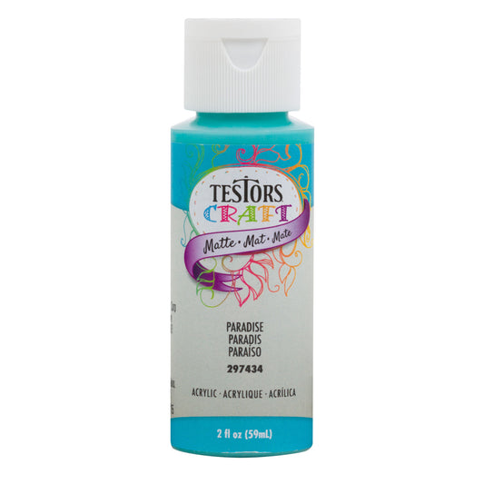 Testors 2oz Acrylic Craft Paint, Satin Paradise