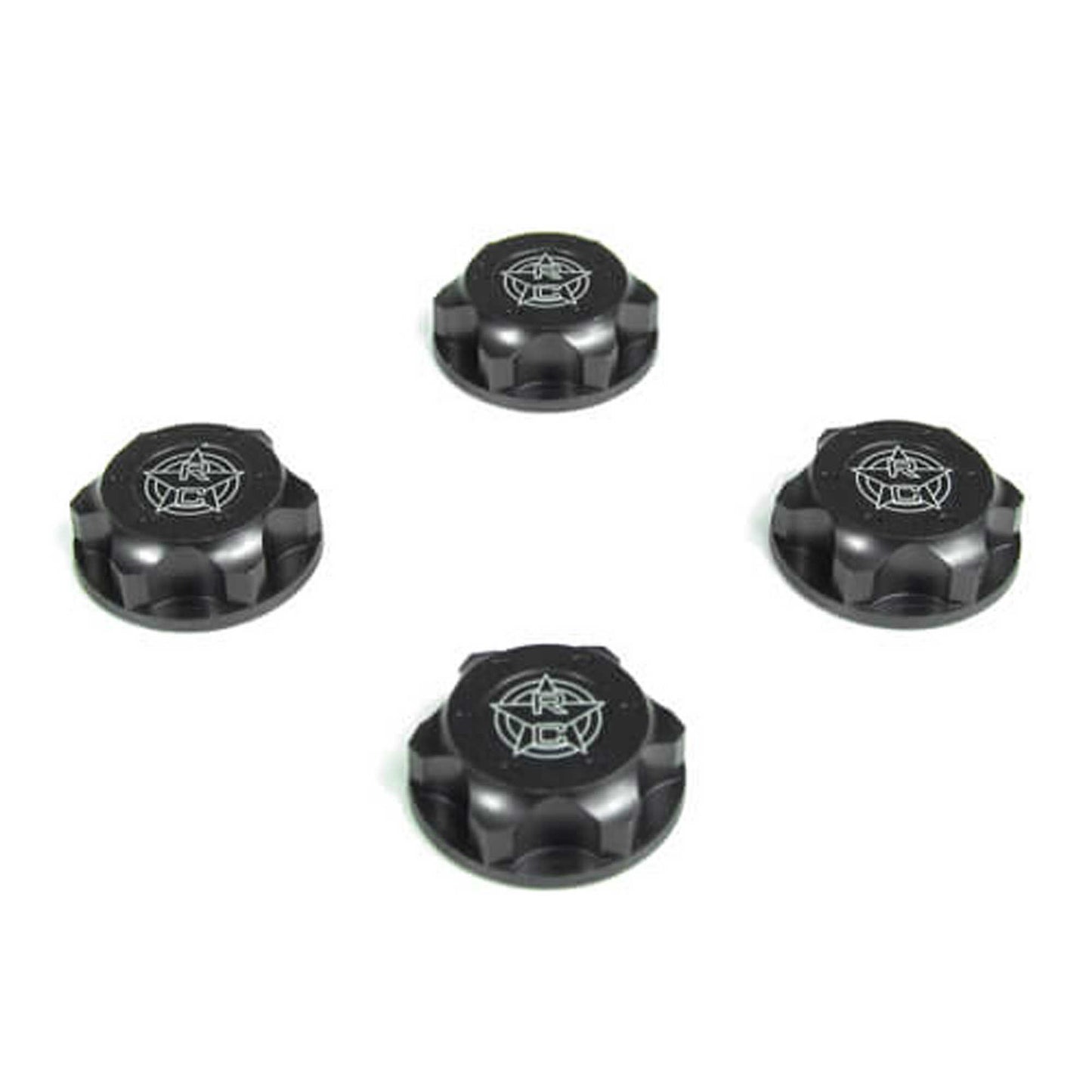 Wheel Nuts 17mm M12x1.0 RC Logo Serrated (4)