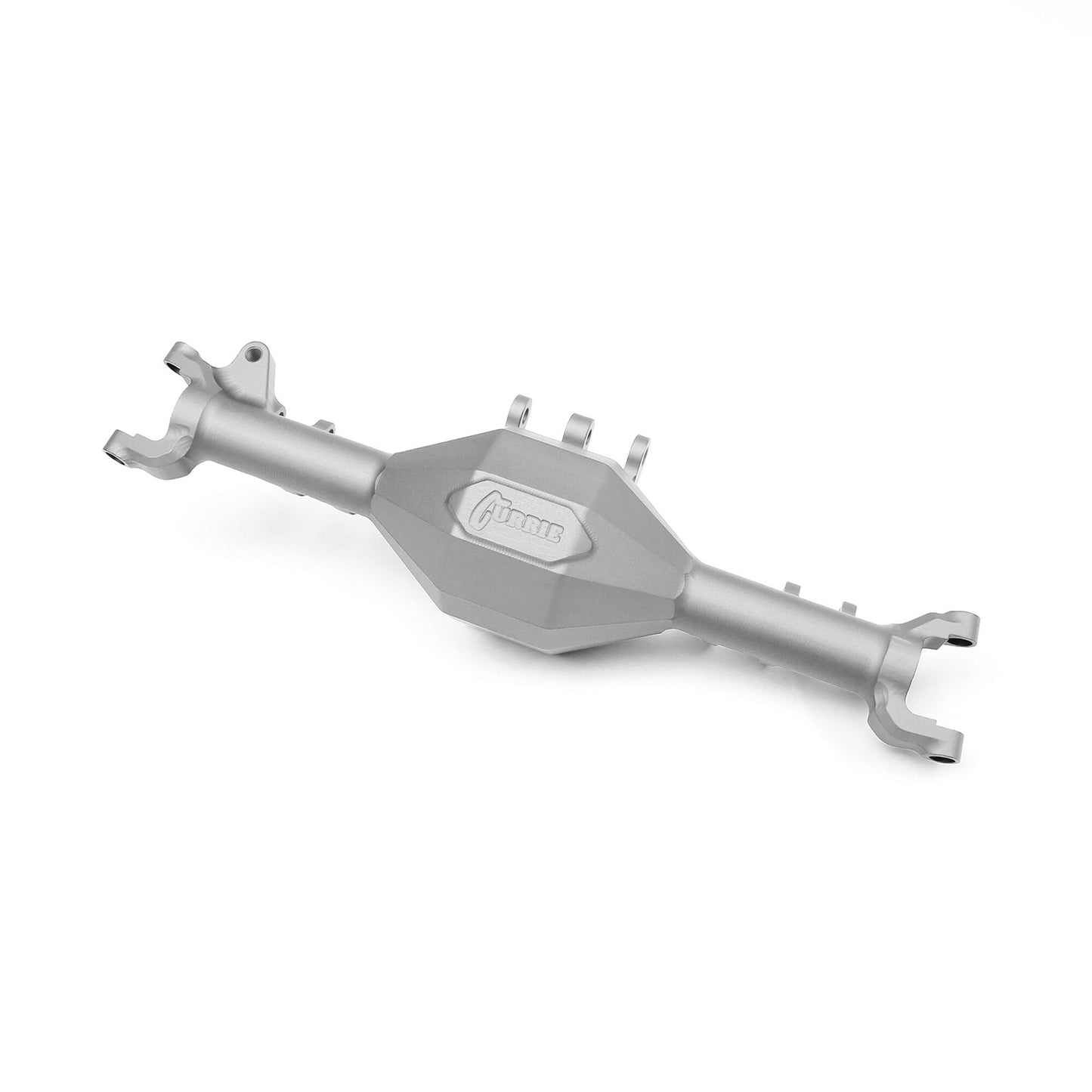 Currie F9 Front Axle, Clear Anodized: SCX10-II