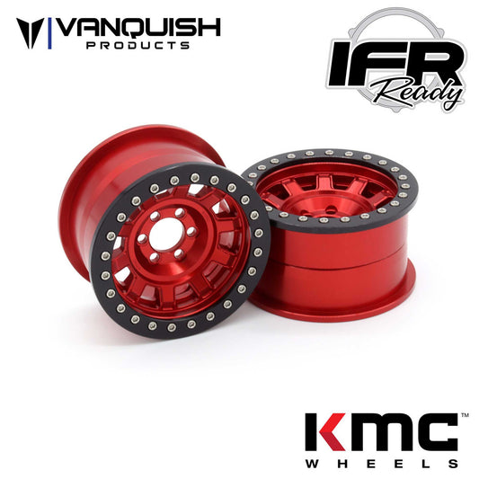 KMC 2.2 KM236 Tank Red Anodized