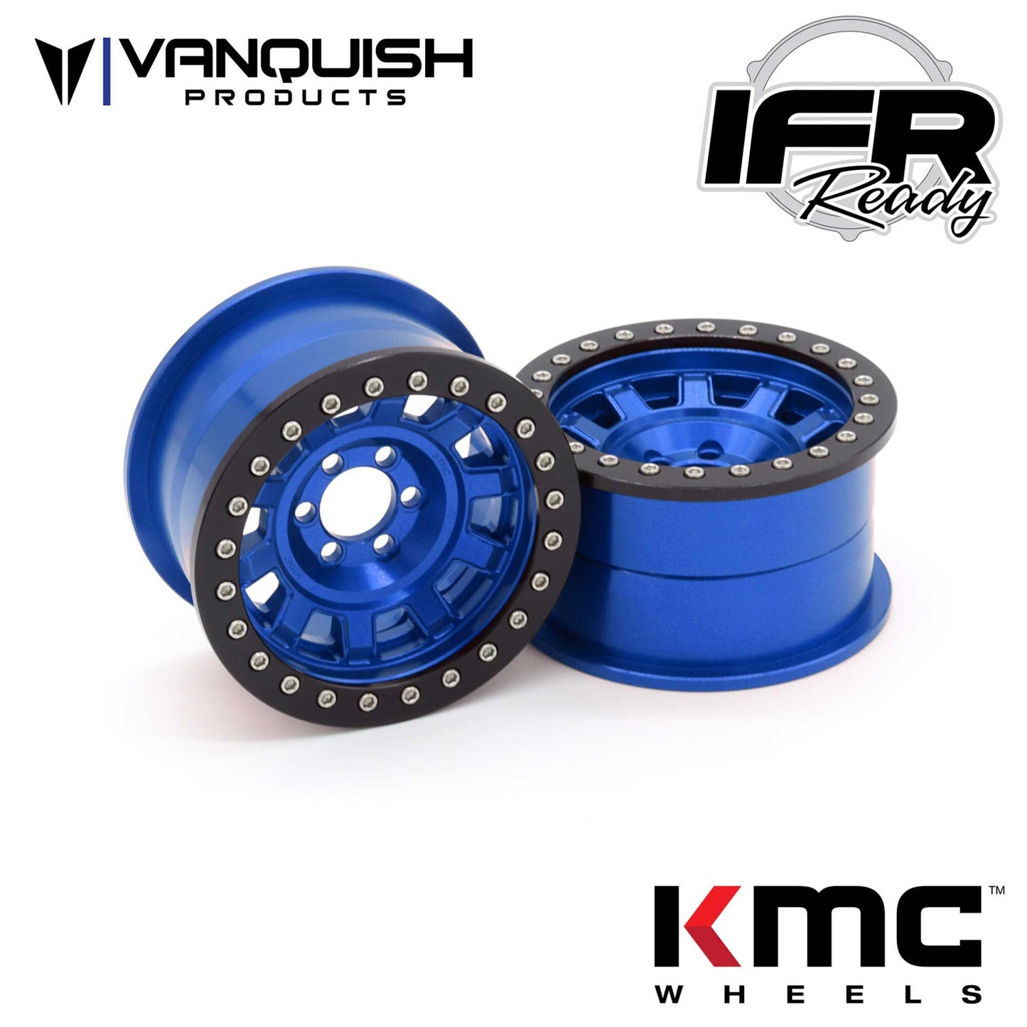 KMC 2.2 KM236 Tank Blue Anodized