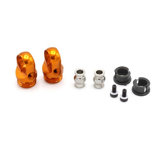 S8E Machined Aluminum Shock Cap - Orange