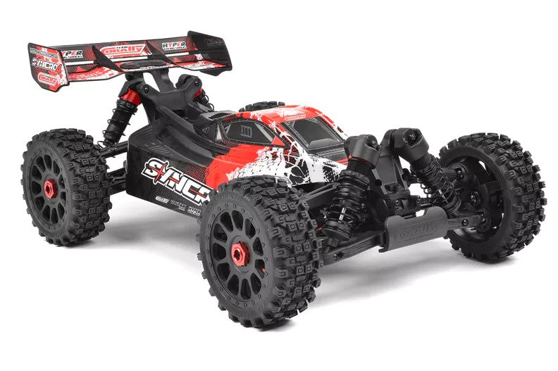 Syncro-4 1/8 4S Brushless Off Road Buggy, RTR, Red