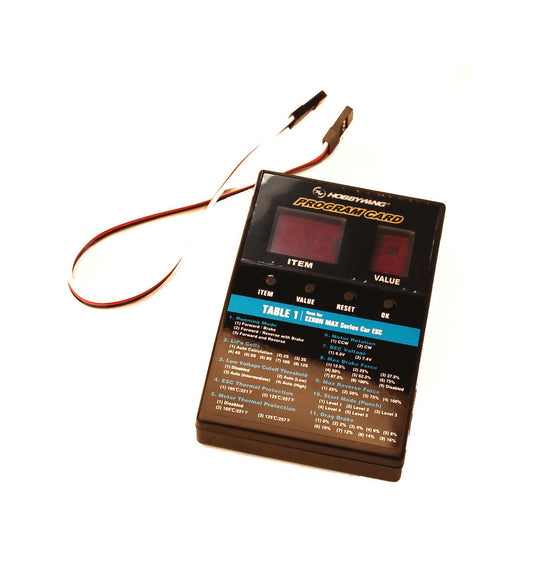 LED Program Card - General Use for Cars, Boats, and Air Use - Dirt Cheap RC SAVING YOU MONEY, ONE PART AT A TIME