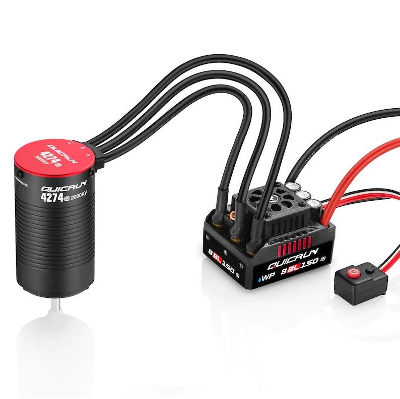 Quicrun WP 8BL150 G2 ESC with Ezrun 4274 G2 Motor Combo - Dirt Cheap RC SAVING YOU MONEY, ONE PART AT A TIME