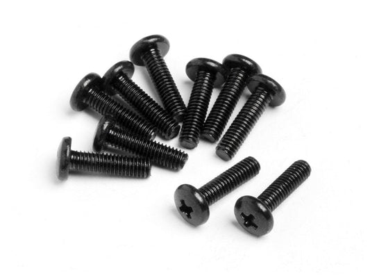 Binder Head Screw M2.6X10mm (Hex Socket/10pcs) - Dirt Cheap RC SAVING YOU MONEY, ONE PART AT A TIME