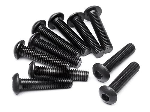 Button Head Screw M3X14mm (Hex Socket/10pcs) - Dirt Cheap RC SAVING YOU MONEY, ONE PART AT A TIME