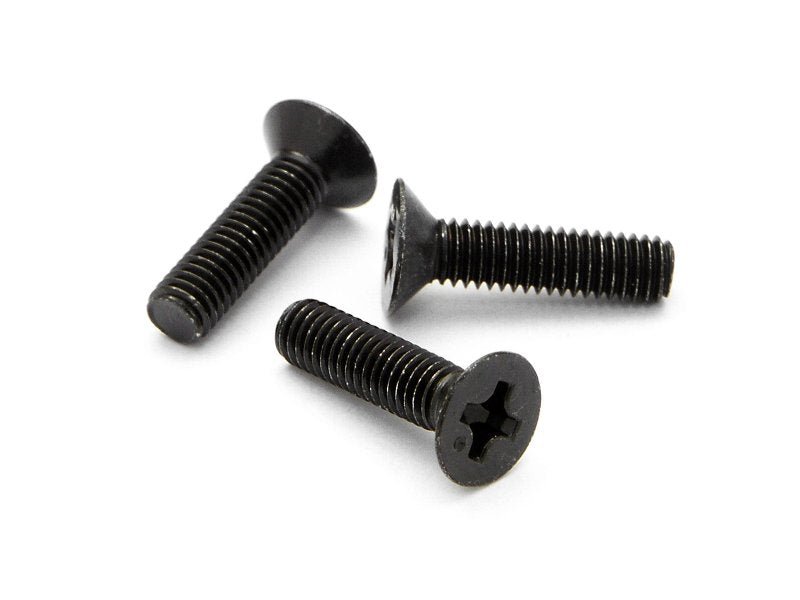 Flat Head Screw M3X12mm (6pcs) - Dirt Cheap RC SAVING YOU MONEY, ONE PART AT A TIME