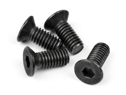 Flat Head Screw M4X10mm (Hex Socket/Thin Type/4pc) - Dirt Cheap RC SAVING YOU MONEY, ONE PART AT A TIME