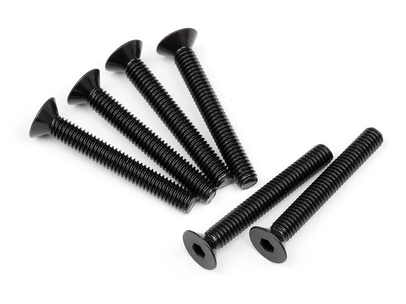 Flat Head Screw M4X30mm (Hex Socket/6pcs) - Dirt Cheap RC SAVING YOU MONEY, ONE PART AT A TIME