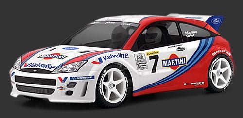 Ford Focus WRC Body (200mm) - Dirt Cheap RC SAVING YOU MONEY, ONE PART AT A TIME