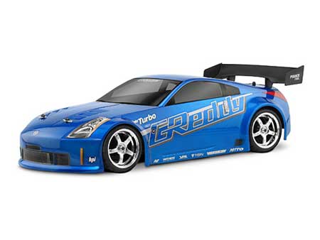 Nissan 350Z Greddy Twin Turbo Body (190mm) - Dirt Cheap RC SAVING YOU MONEY, ONE PART AT A TIME