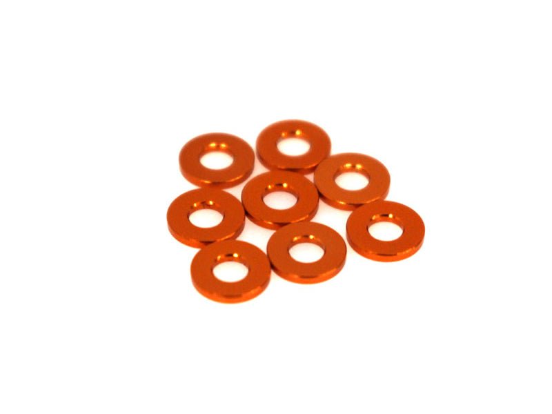 Shim 3x7x1mm (Orange/8pcs) - Dirt Cheap RC SAVING YOU MONEY, ONE PART AT A TIME