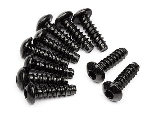 Tp. Button Head Screw M3X10mm (Hex Socket/10pcs) - Dirt Cheap RC SAVING YOU MONEY, ONE PART AT A TIME