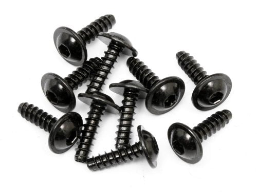 Tp. Flanged Screw M3X10mm (Hex Socket/10pcs) - Dirt Cheap RC SAVING YOU MONEY, ONE PART AT A TIME