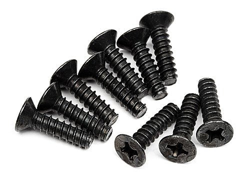 Tp. Flat Head Screw M3X12mm (10pcs) - Dirt Cheap RC SAVING YOU MONEY, ONE PART AT A TIME