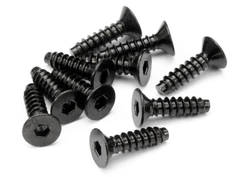 Tp Flat Head Screw M4X15mm (Hex Socket/10pcs) - Dirt Cheap RC SAVING YOU MONEY, ONE PART AT A TIME