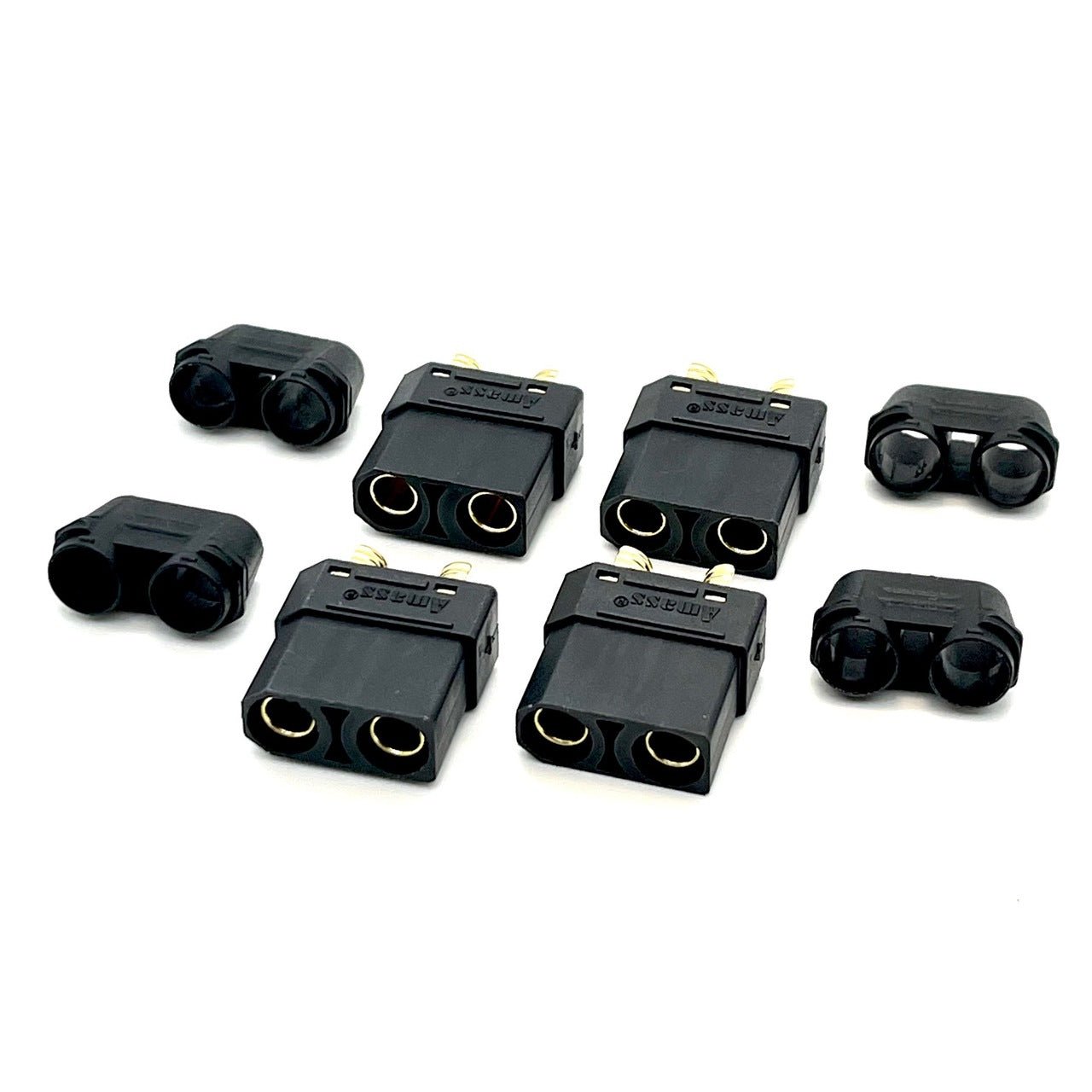 Maclan XT90 Connectors, Black, 4 Female - Dirt Cheap RC SAVING YOU MONEY, ONE PART AT A TIME