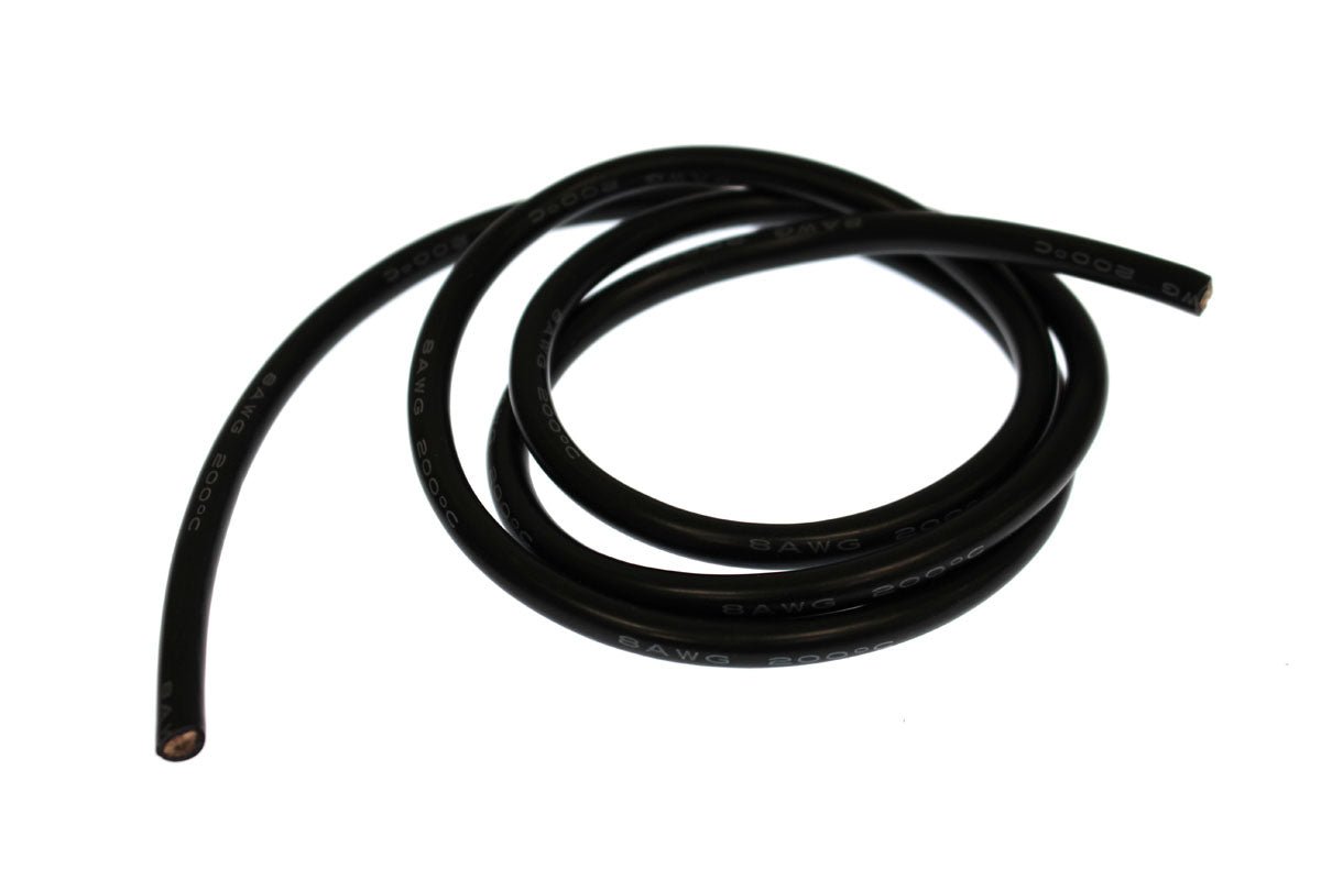 8 Gauge Silicone Wire, 3' Black - Dirt Cheap RC SAVING YOU MONEY, ONE PART AT A TIME