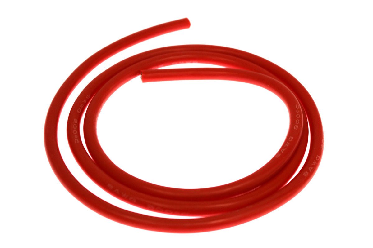 8 Gauge Silicone Wire, 3' Red - Dirt Cheap RC SAVING YOU MONEY, ONE PART AT A TIME